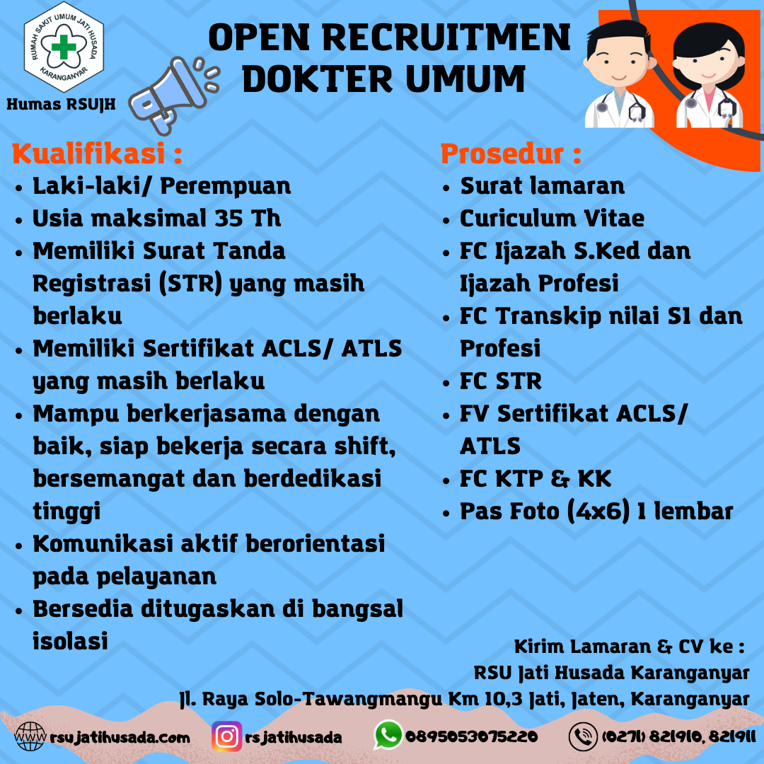 Join Us Lowongan Kerja Dokter Umum